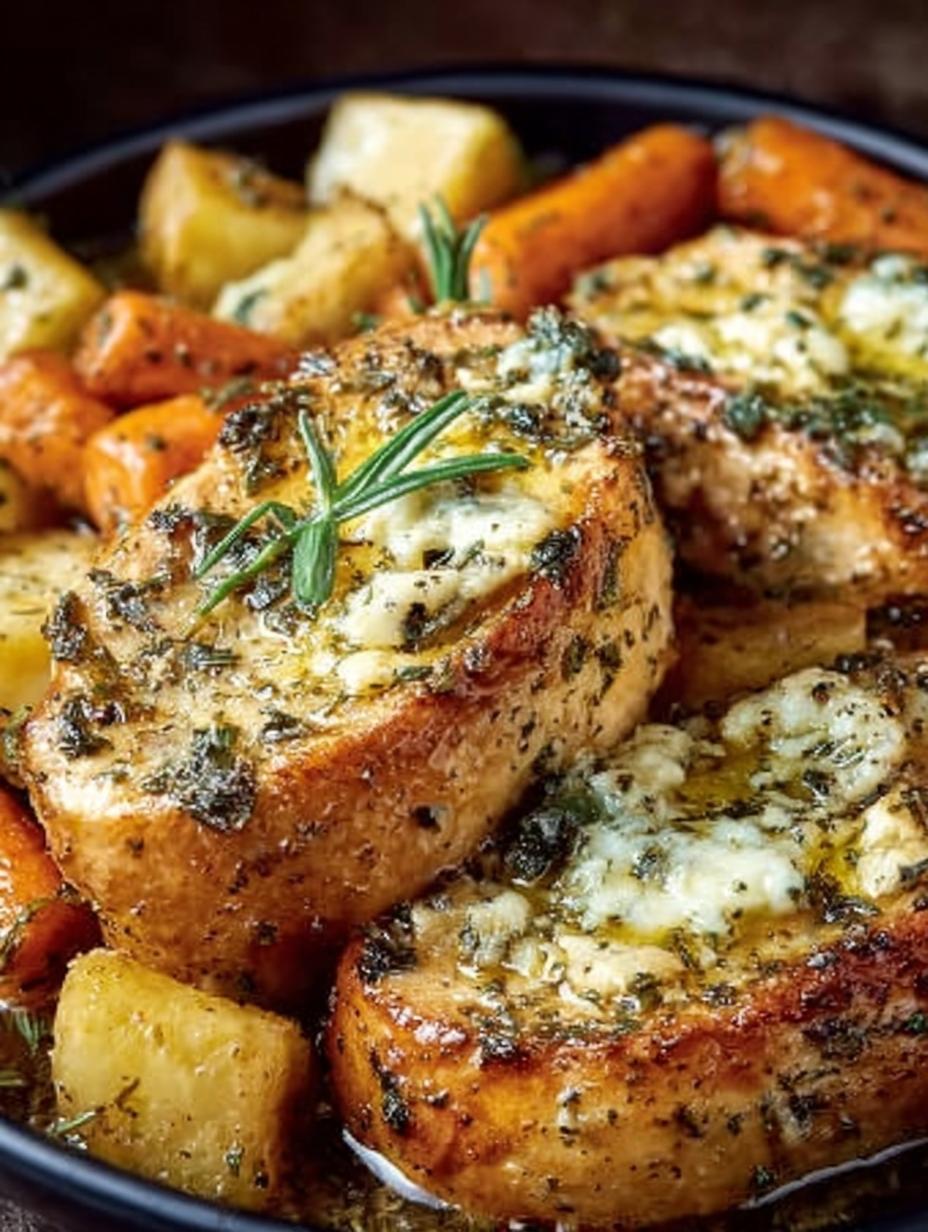 Slow Cooker Garlic Butter Chicken and Veggies Delight - Slow Cooker Garlic Butter - main visual representation