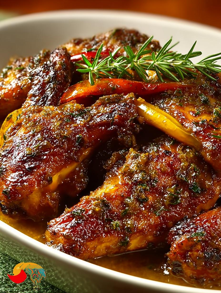 Smothered Turkey Wings with