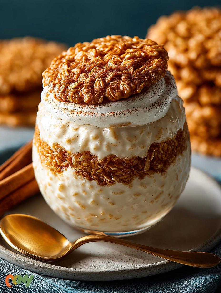 Spiced Eggnog Oatmeal Cream