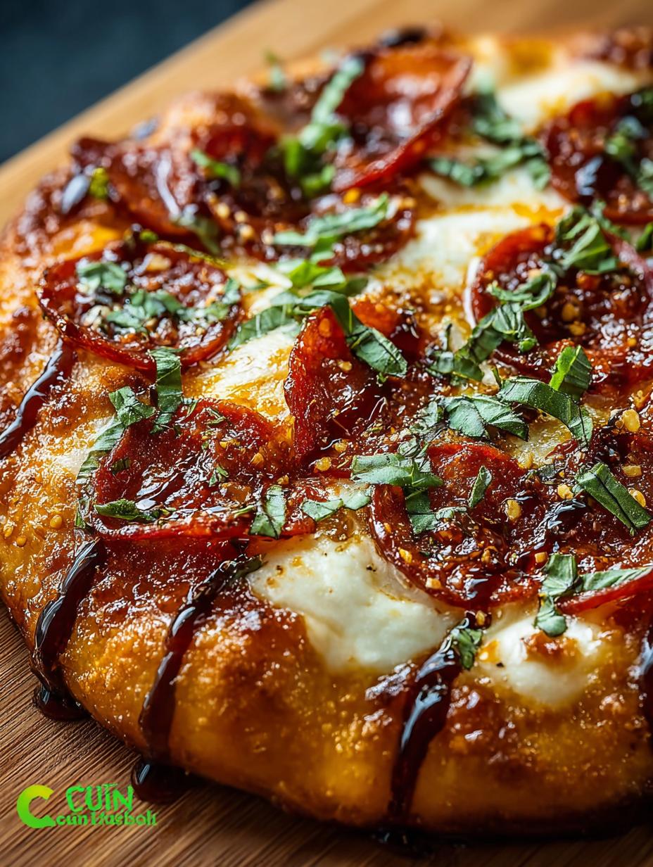 Spicy Hot Honey Pizza: A Fiery Dinner Delight - Spicy Hot Honey Pizza - main visual representation