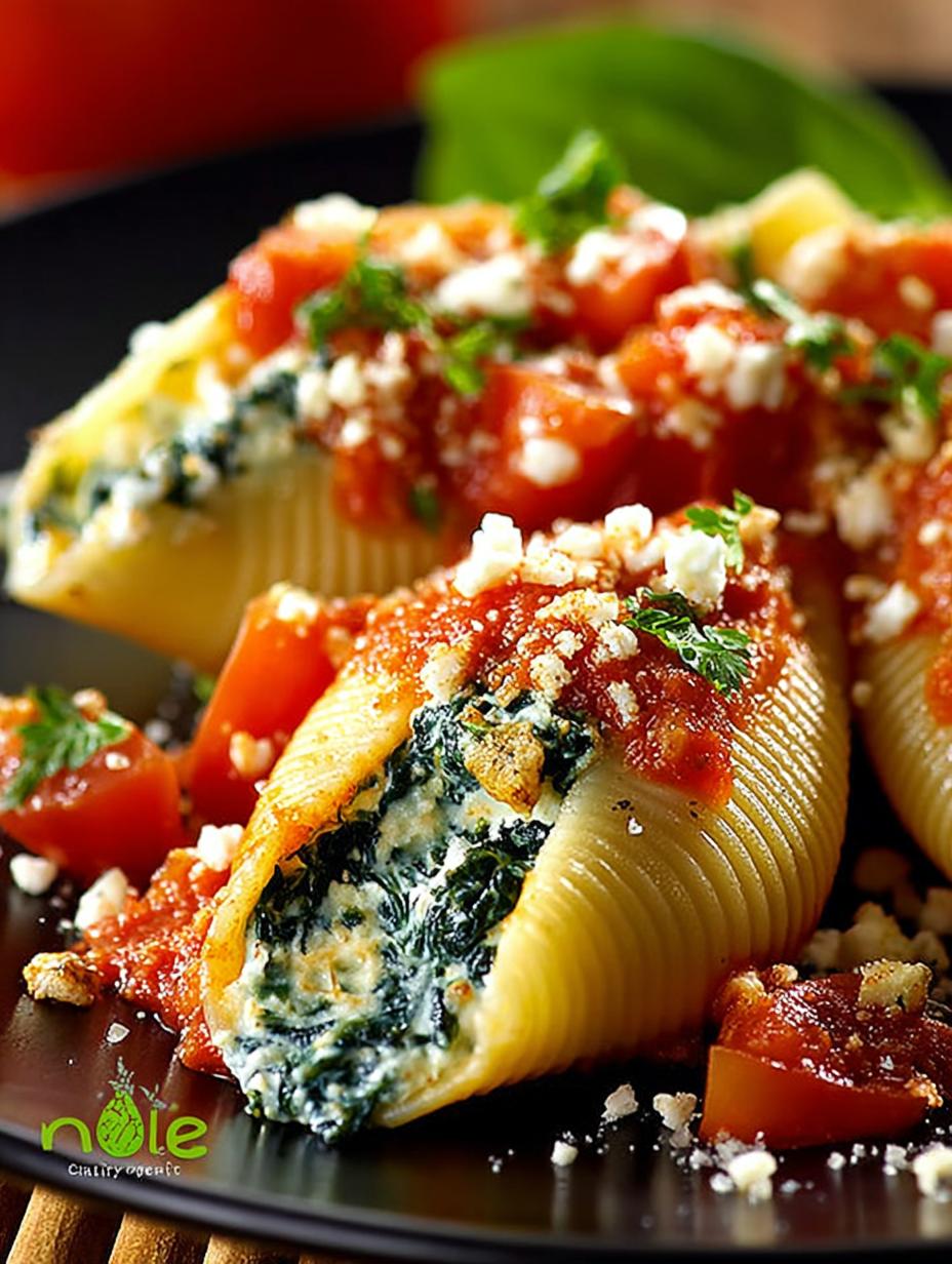 Delicious Spinach Cheese Stuffed Shells for Dinner - Spinach Cheese Stuffed Shells - main visual representation
