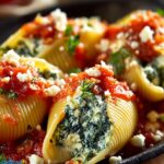 Spinach Cheese Stuffed Shells