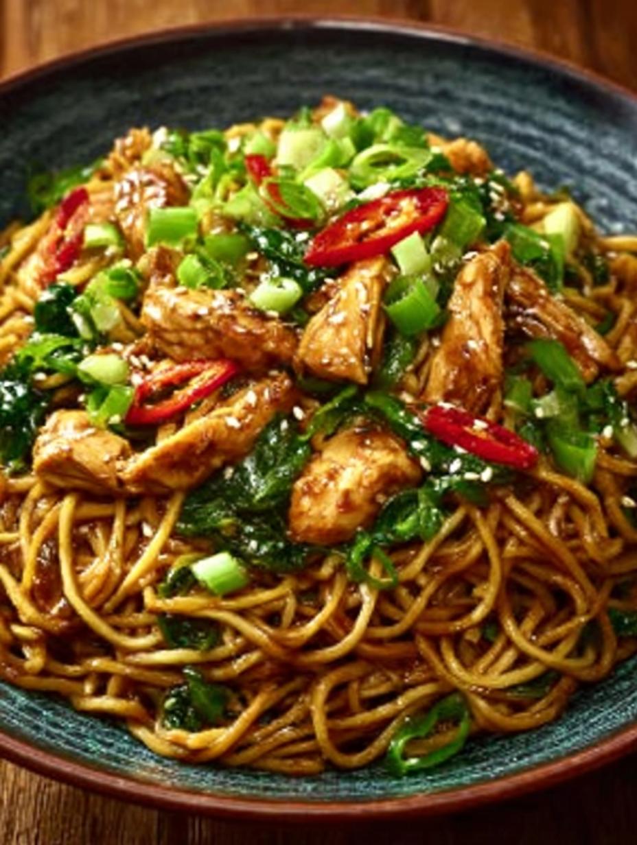 Sticky Garlic Chicken Noodles: 7 Incredible Steps to Make - Sticky Garlic Chicken Noodles - additional detail