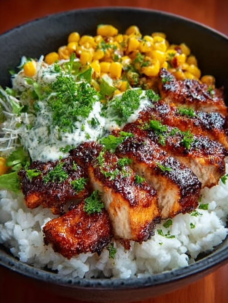 Street Corn Chicken Rice