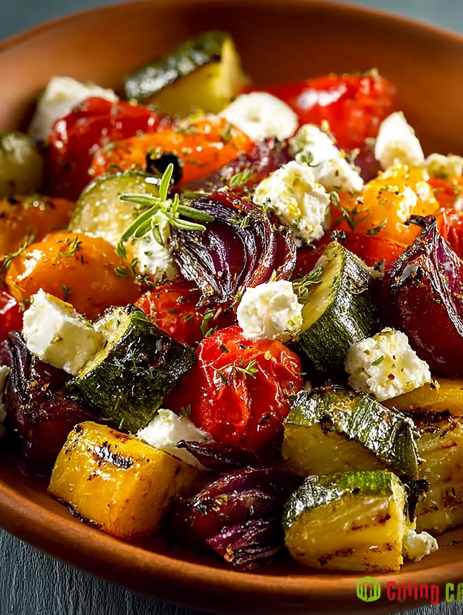 Tasty Roasted Vegetables with Feta: A Flavorful Delight - Tasty Roasted Vegetables with - main visual representation
