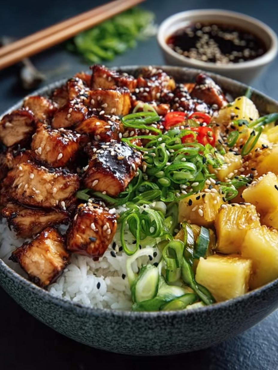 Teriyaki Chicken Pineapple Bowls: 5 Amazing Flavors to Savor - Teriyaki Chicken Pineapple Bowls - additional detail