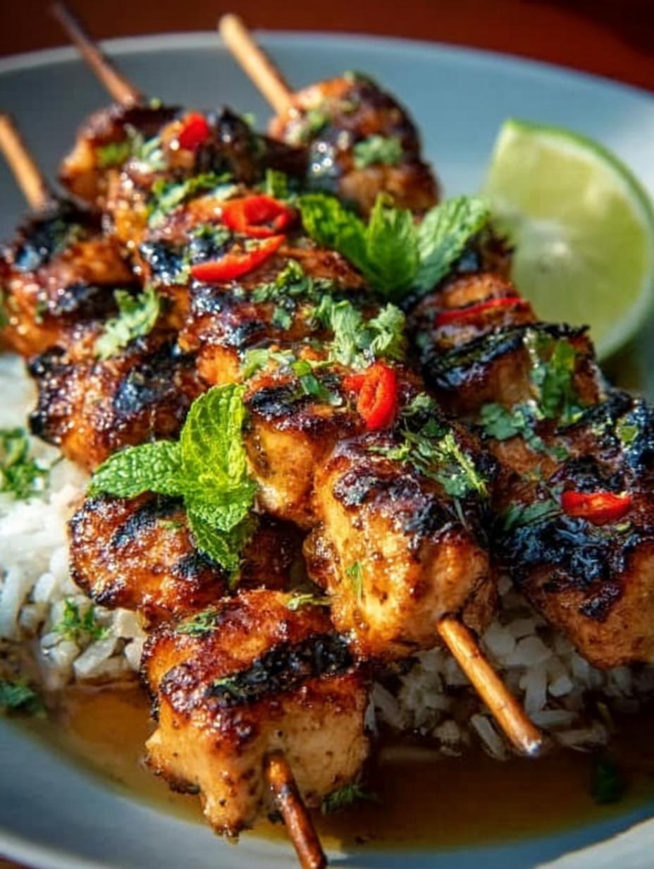 Thai Coconut Chicken Skewers: 7 Powerful Reasons to Try - Thai Coconut Chicken Skewers - main visual representation