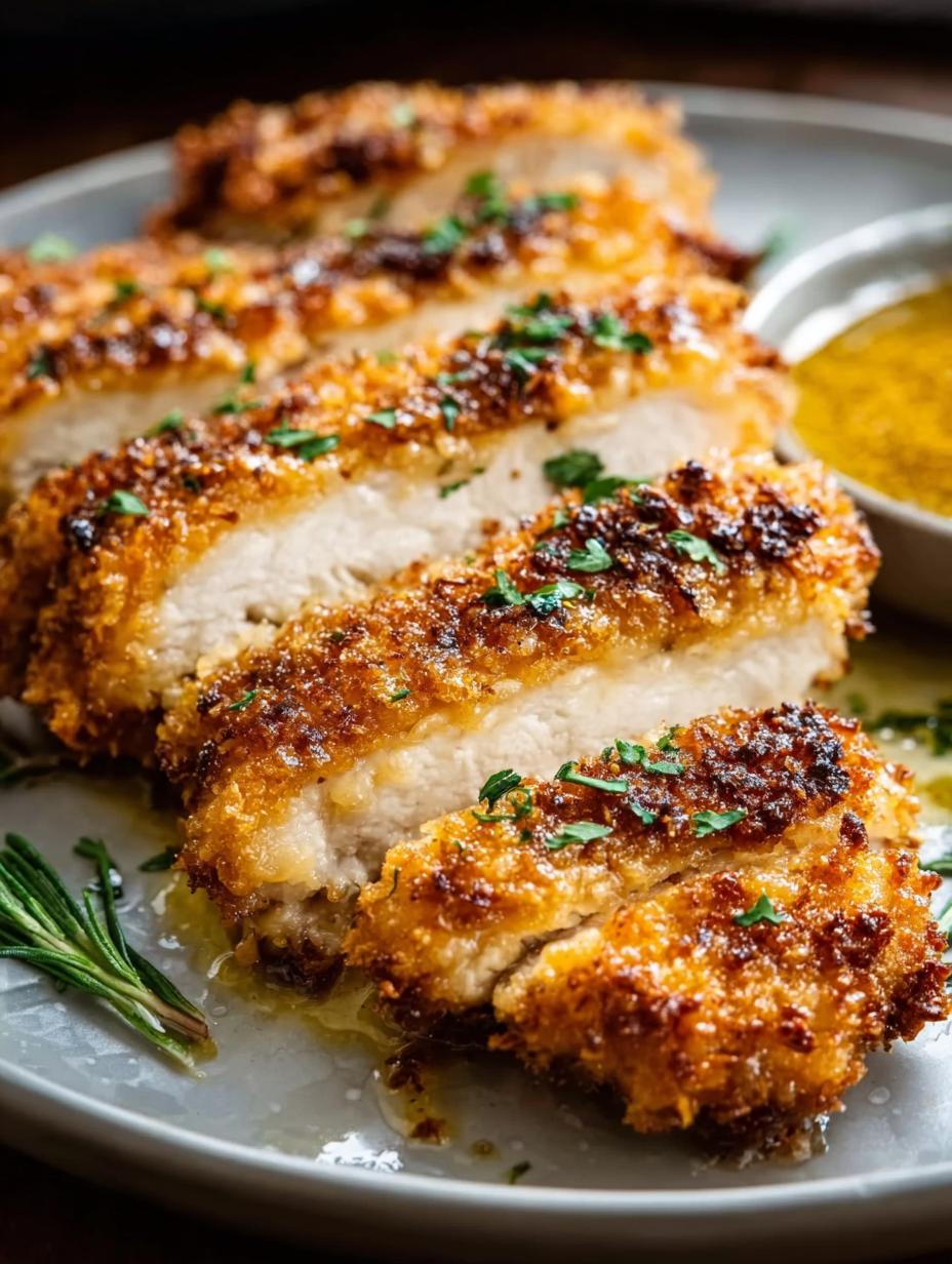 Air Fryer Parmesan Crusted