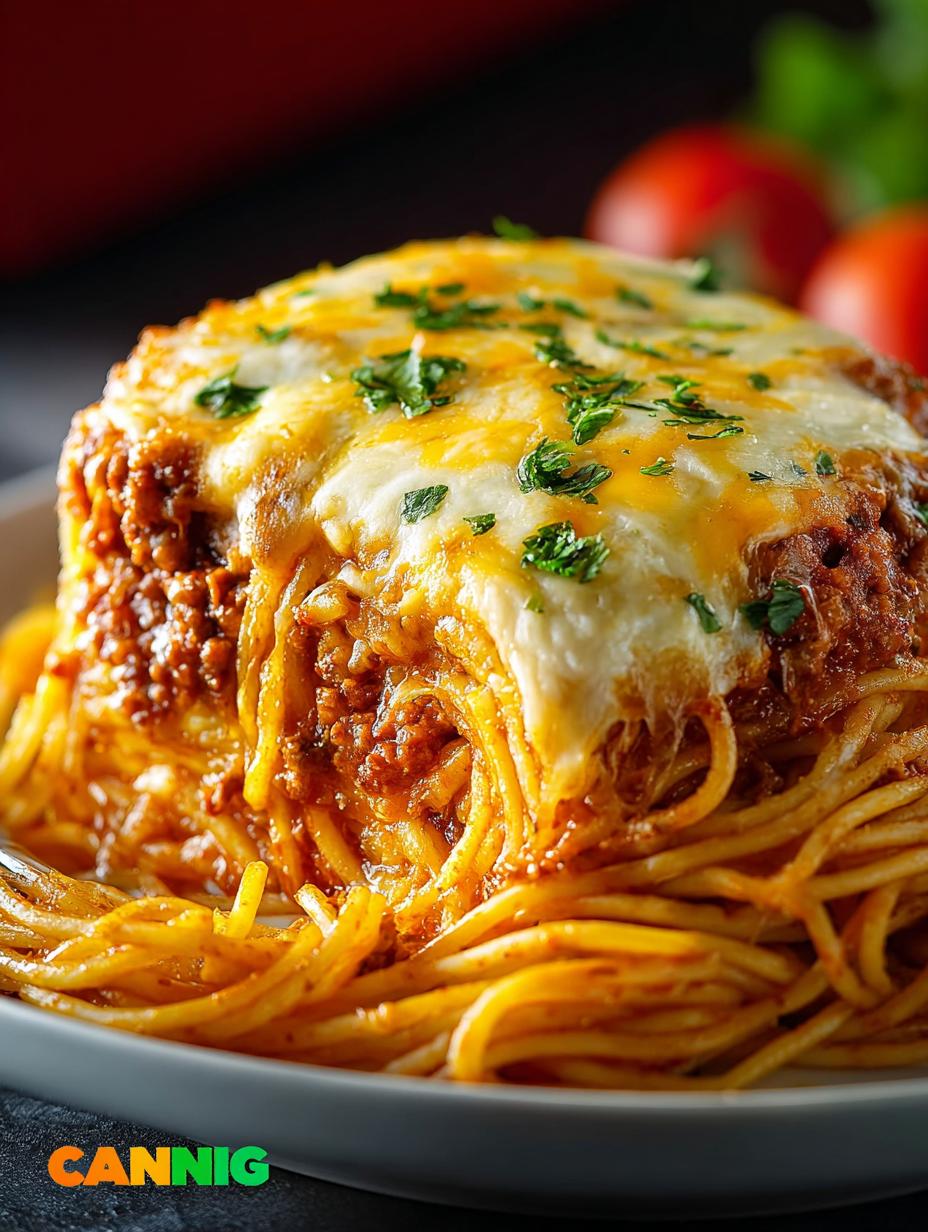 Delicious Baked Cream Cheese Spaghetti Casserole Recipe - Baked Cream Cheese Spaghetti - additional detail