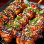 Bang Bang Chicken Skewers