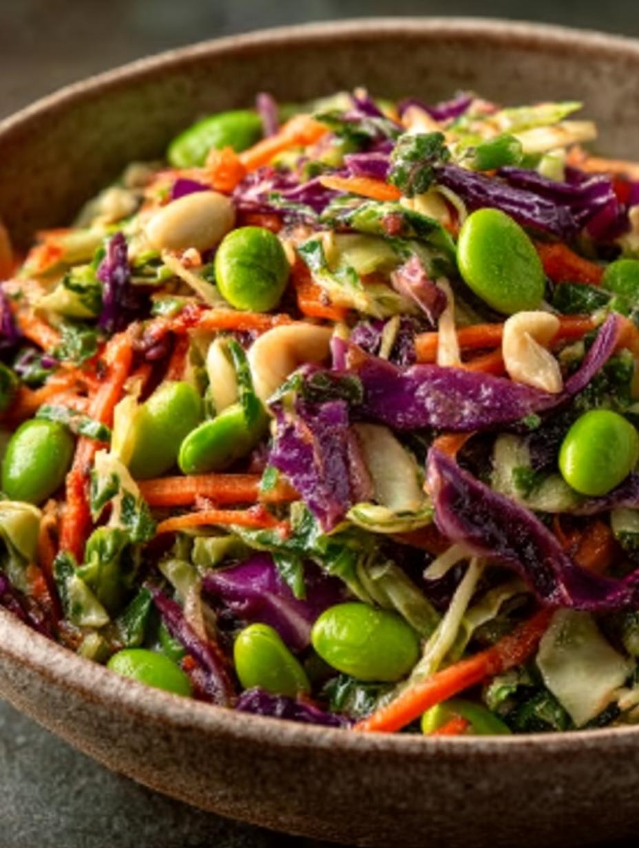 Cabbage Edamame Salad Incredible 15-Minute Recipe - Cabbage Edamame Salad Incredible - additional detail