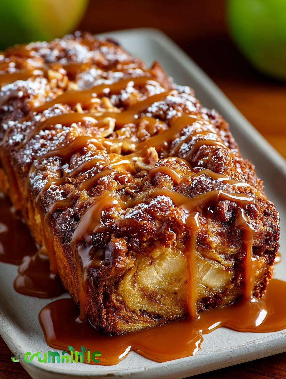 Caramel Apple Fritter Bread