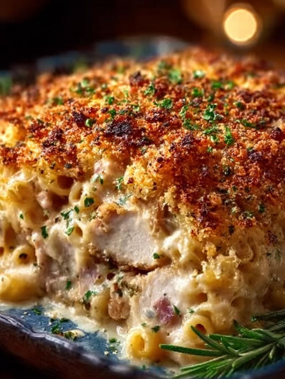 Delicious Chicken Cordon Bleu Casserole for Family Night - Chicken Cordon Bleu Casserole - main visual representation