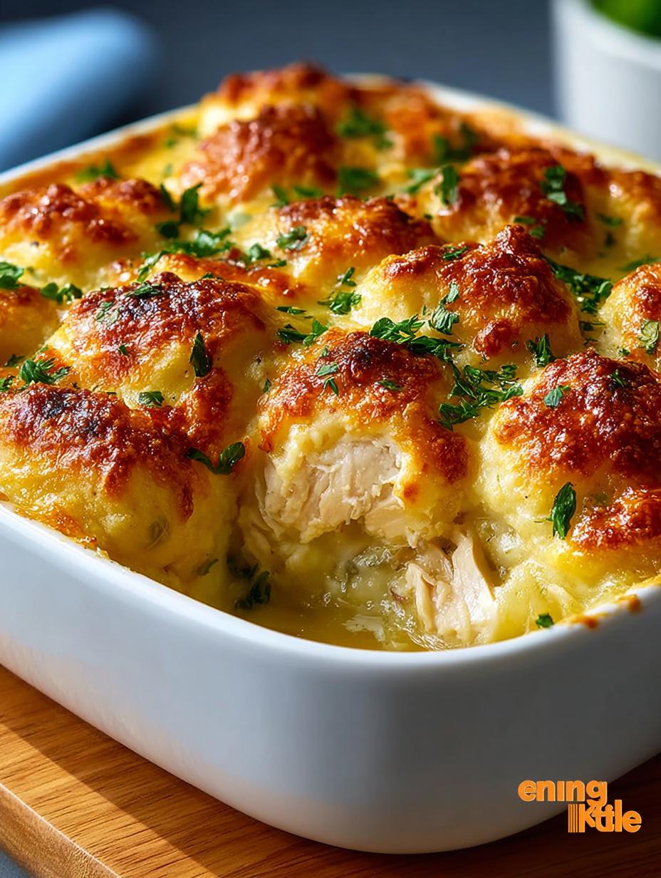 Chicken Dumplings Casserole
