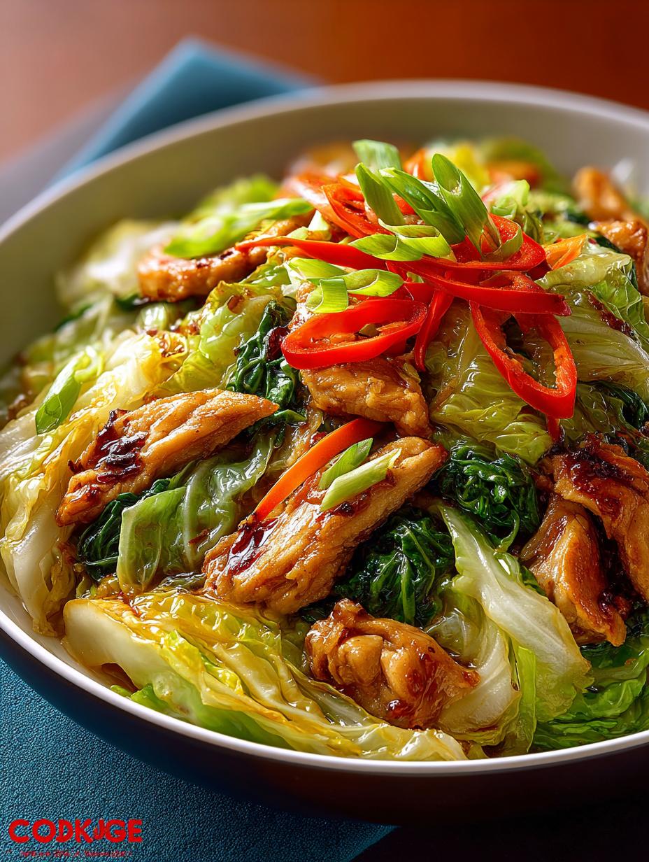 Chinese Chicken Cabbage Stir: 7 Ways to Enjoy This Delightful Dish - Chinese Chicken Cabbage Stir - additional detail