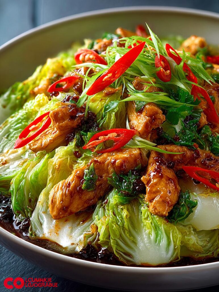 Chinese Chicken Cabbage Stir