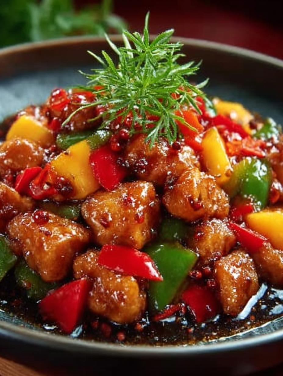 Chinese Style Mango Chicken