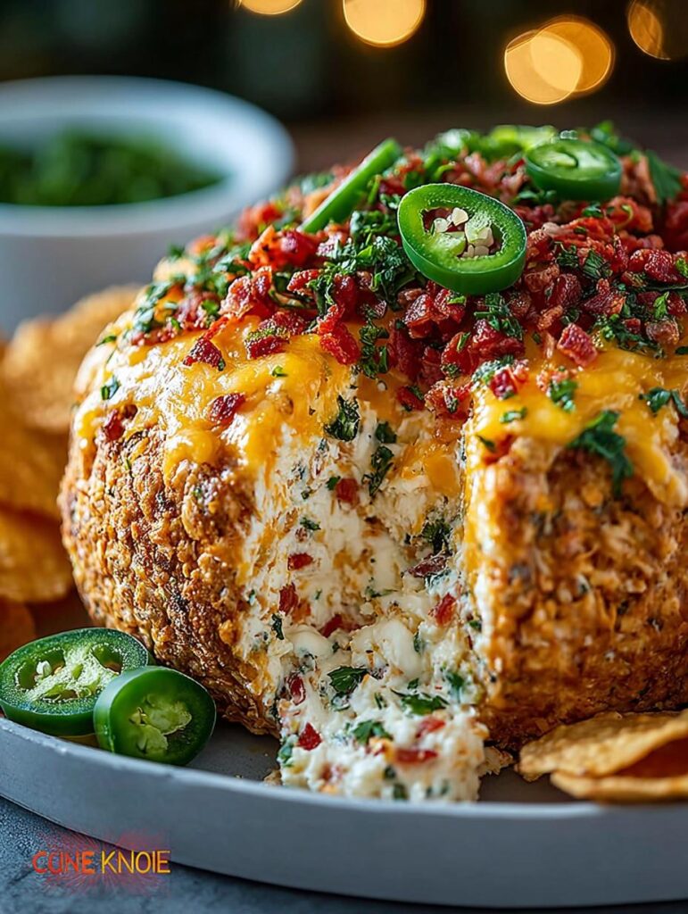Christmas Taco Cheese Ball