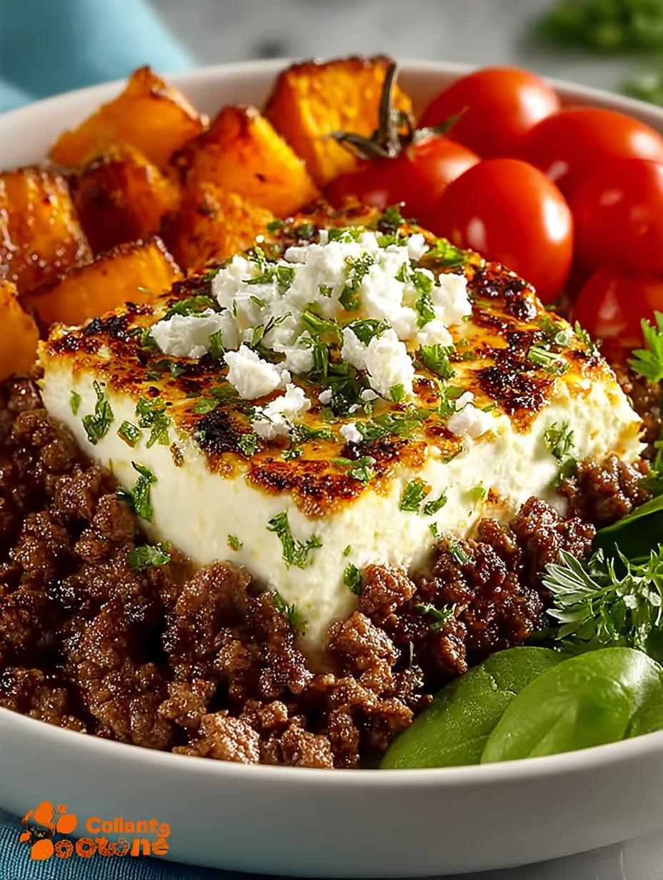 Delicious Cottage Cheese Ground Beef Sweet Potato Bowls - Cottage Cheese Ground Beef - additional detail