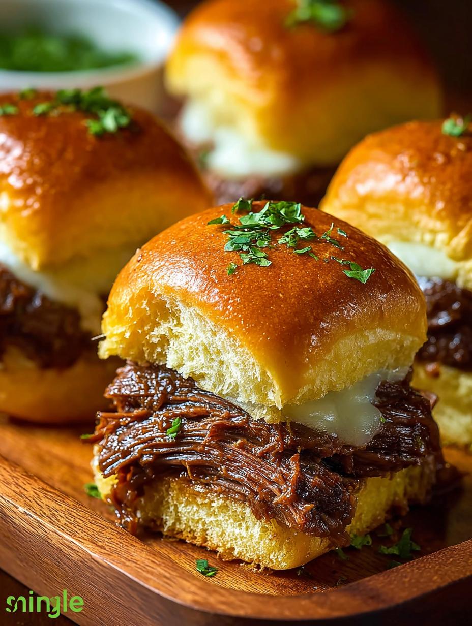 Crockpot Pot Roast Sliders: 12 Hearty Sandwiches - Crockpot Pot Roast Sliders - main visual representation