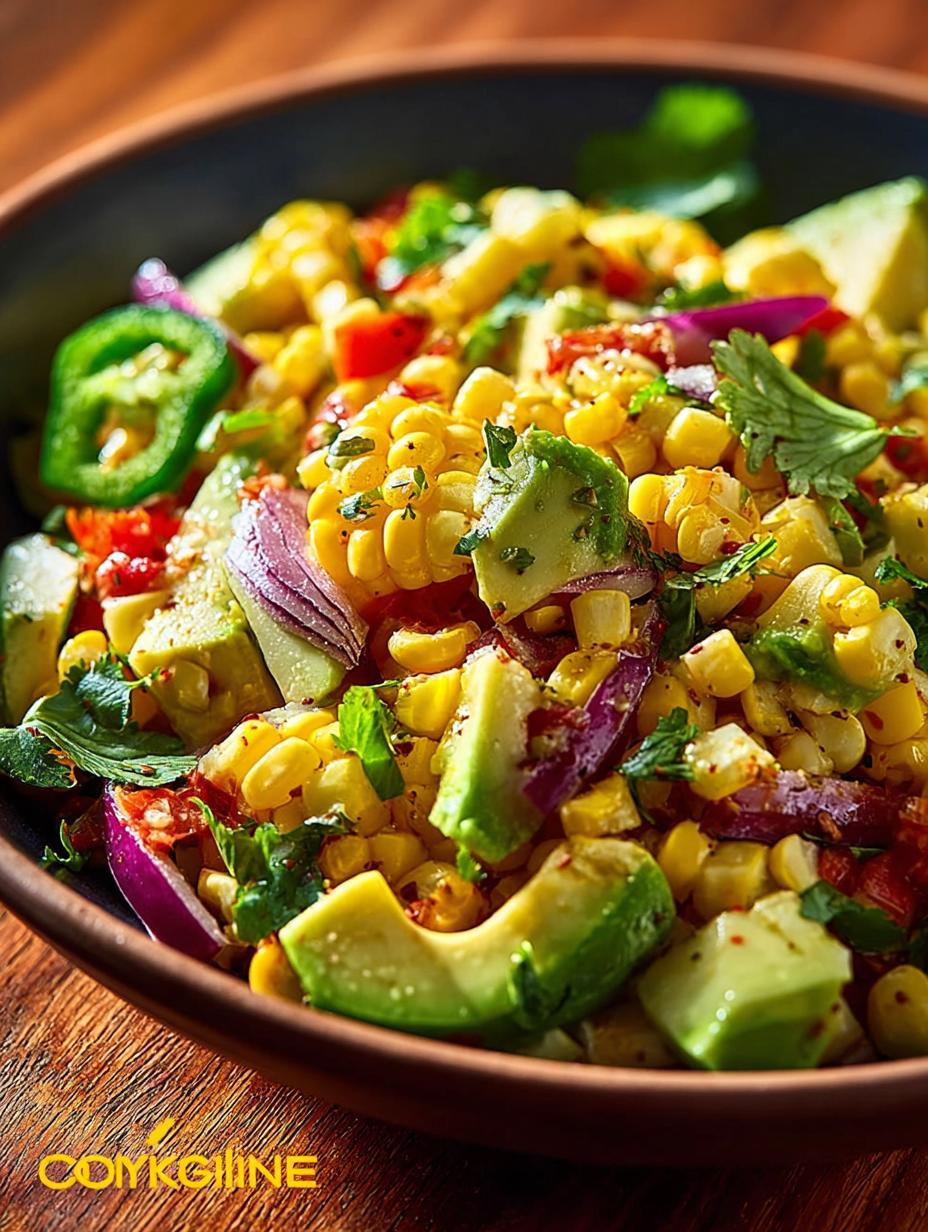 Fiesta Corn Avocado Salad: 15-Minute Flavor Burst - Fiesta Corn Avocado Salad - additional detail