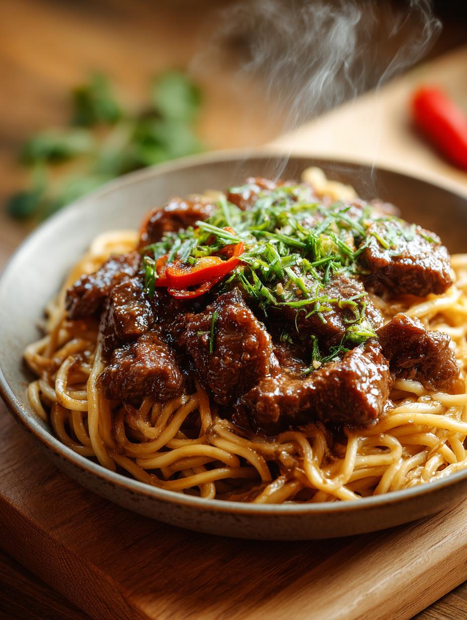 Foolproof Beef Tips Noodles