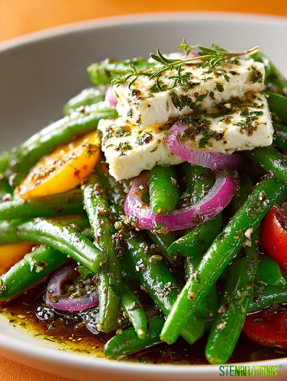 Green Bean Feta Salad