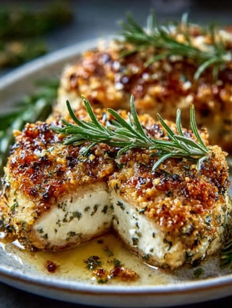 Herb Crusted Baked Boursin