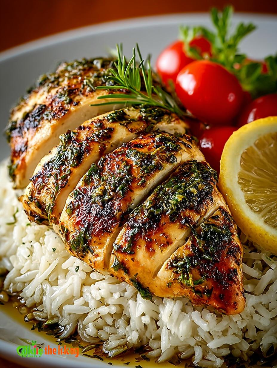 Delicious Lemon Herb Chicken Rice for Easy Dinners - Lemon Herb Chicken Rice - additional detail