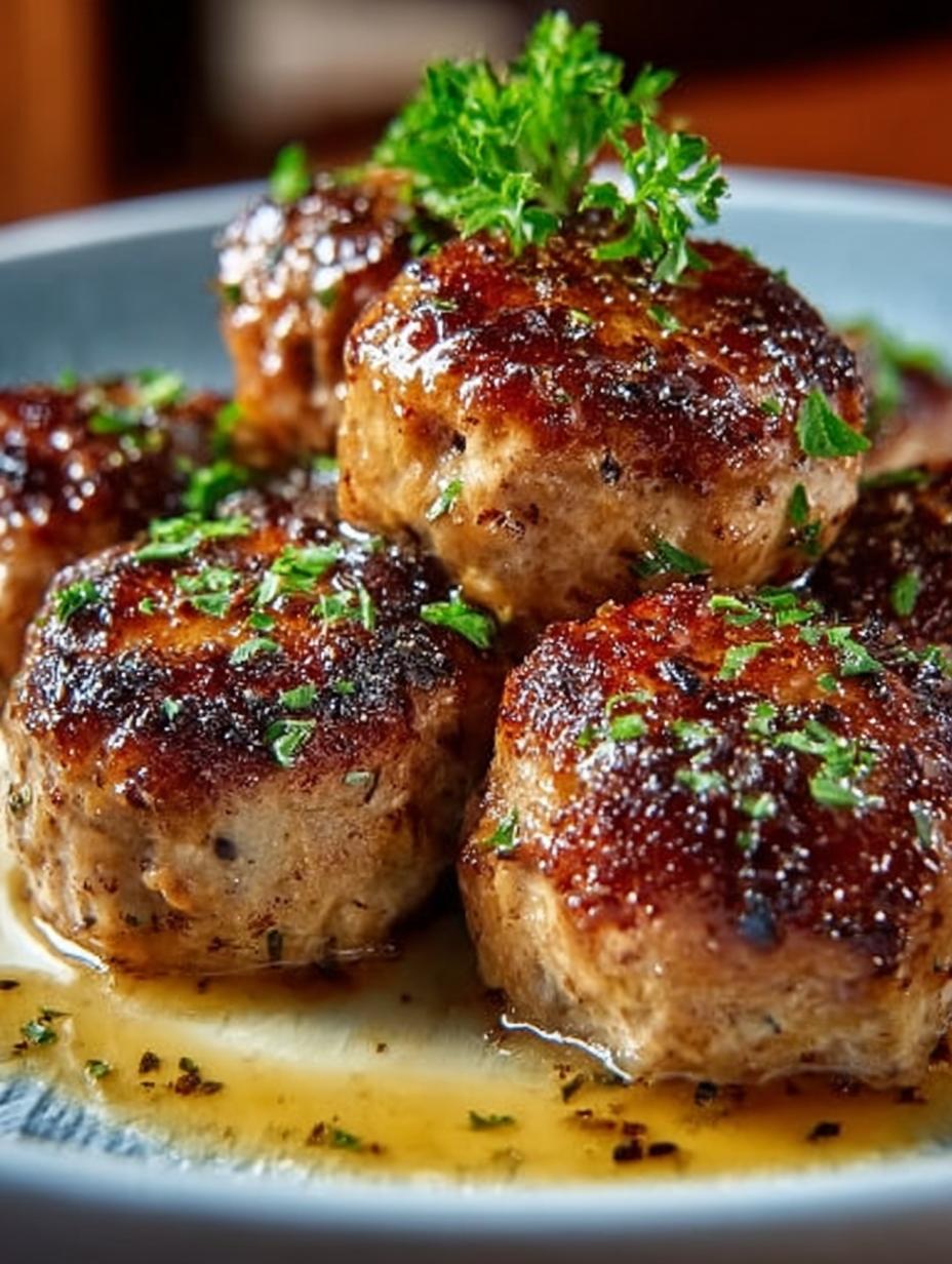 Incredible Maple Dijon Chicken Meatballs Recipe - Maple Dijon Chicken Meatballs - additional detail