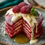 Red Velvet Pancakes For