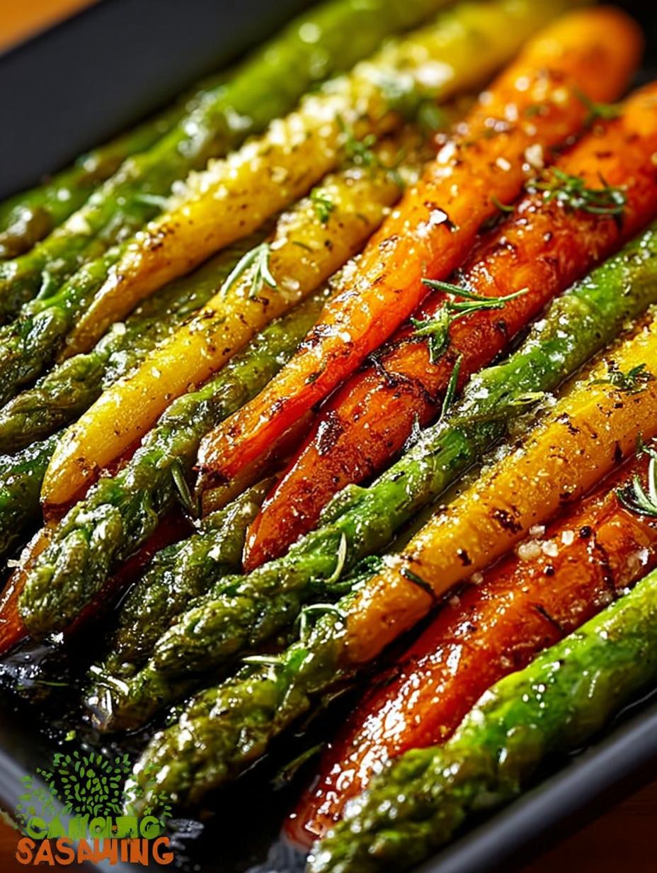 Delicious Roasted Asparagus Carrots Recipe You Need - Roasted Asparagus Carrots - main visual representation