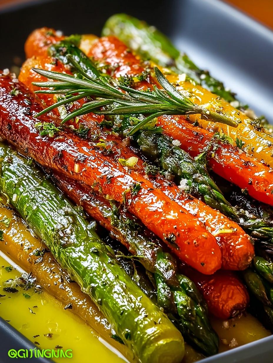 Roasted Asparagus Carrots