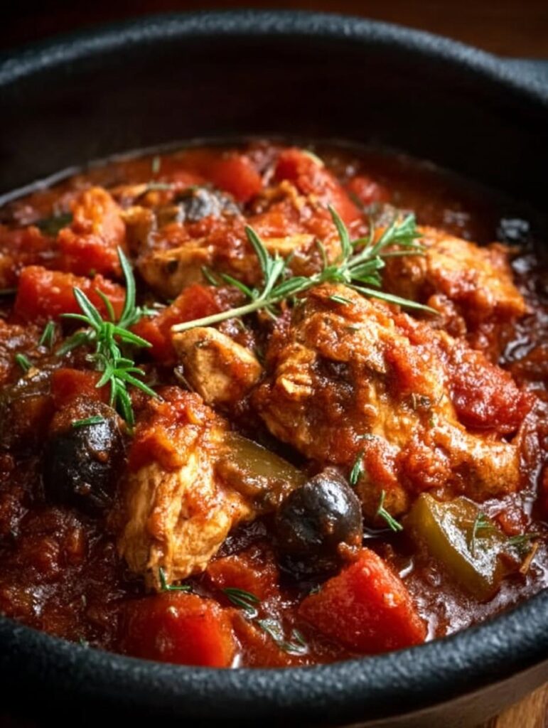 Slow Cooker Chicken Cacciatore