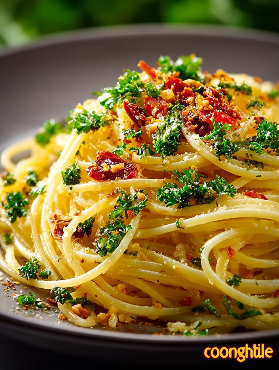 Spaghetti Aglio Olio: 7 Secrets to Perfecting This Classic - Spaghetti Aglio Olio - additional detail