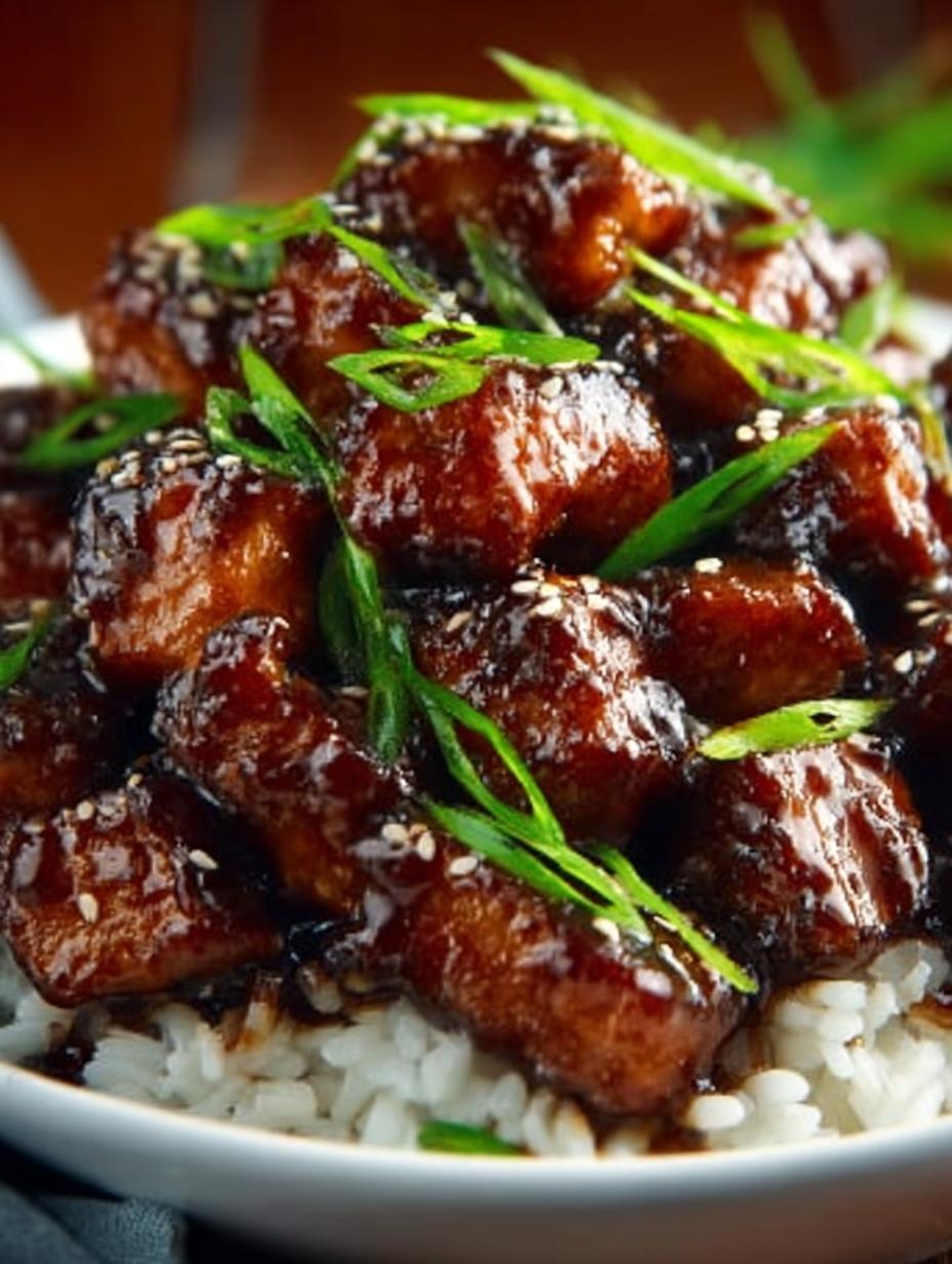 Sticky Bourbon Chicken