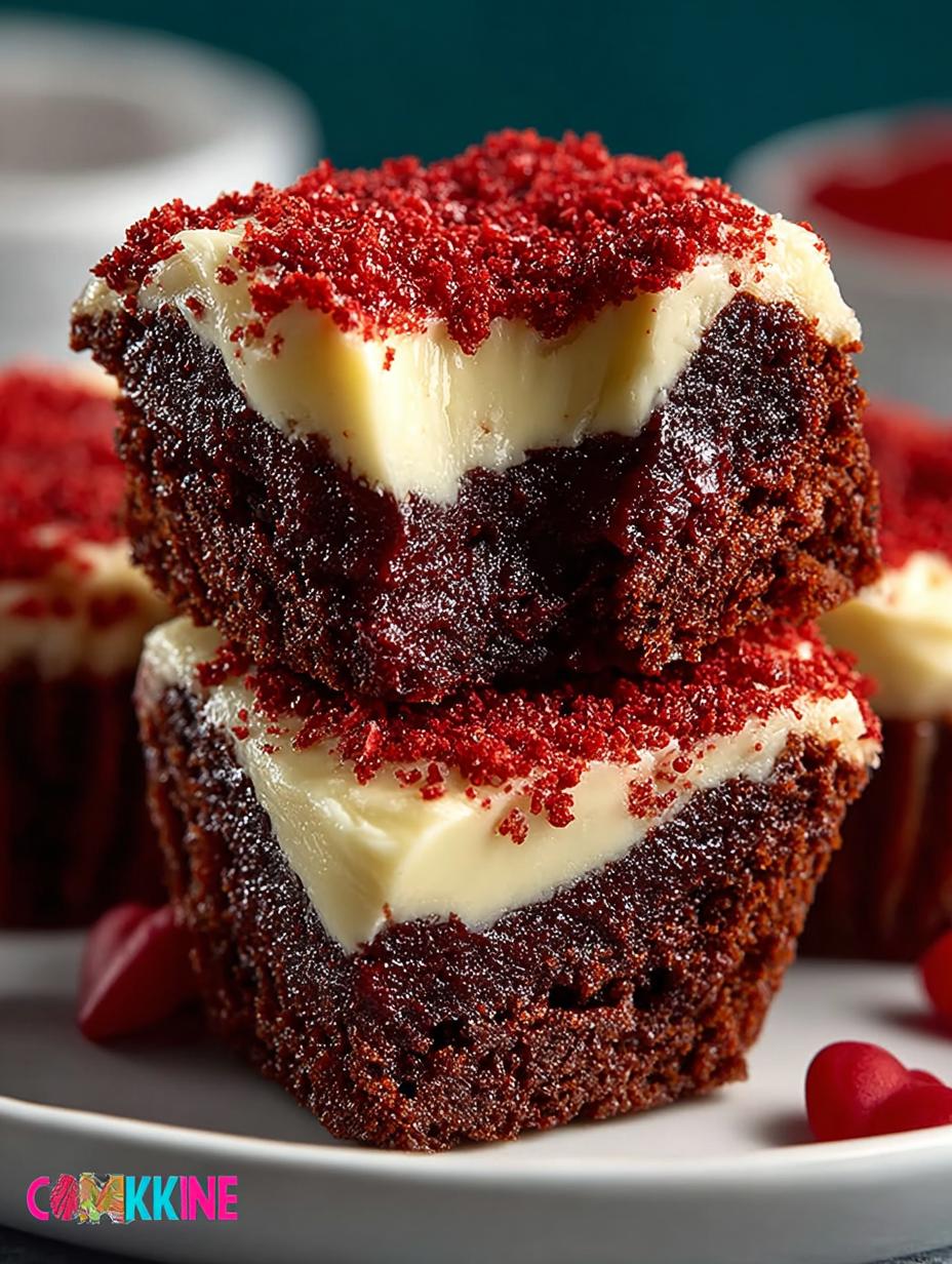 Sweet Red Velvet Brownie: 10 Irresistible Treats - Sweet Red Velvet Brownie - additional detail